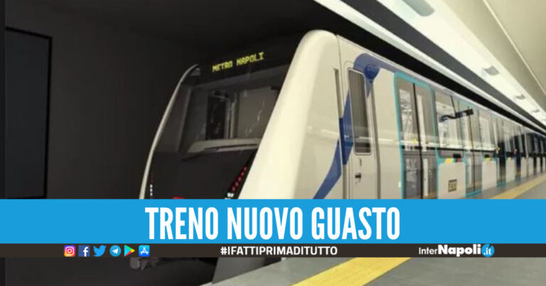 Metro 1 Napoli guasta, 3 treni non disponibili: già rotto il convoglio nuovo