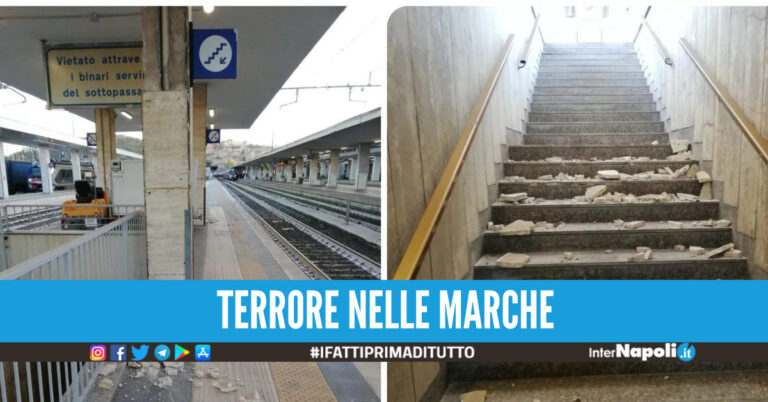 Treni fermi, scuole chiuse e crolli: registrate oltre 20 scosse nel Centro Italia