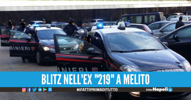 Blitz antidroga nella ‘219’ a Melito, 4 arresti: presi pusher e vedette
