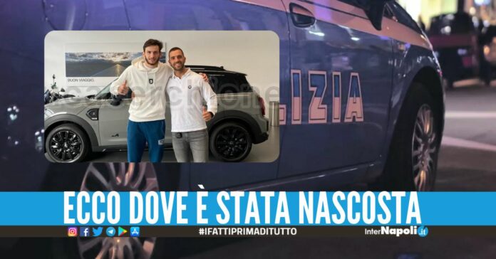 Ritrovata l'auto rubata a Kvaratskhelia, sollievo per l'attaccante azzurro