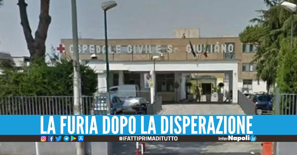 Distrugge un reparto dell'ospedale San Giuliano dopo la morte della figlia