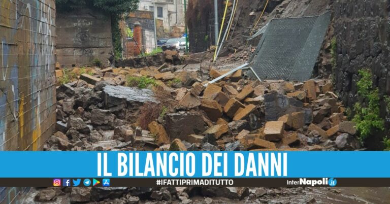 Napoli e provincia vittime dal maltempo, prorogata ancora l'allerta meteo