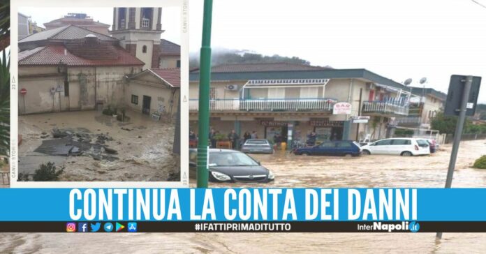 Danni del maltempo in Cilento, i sindaci chiudono le scuole