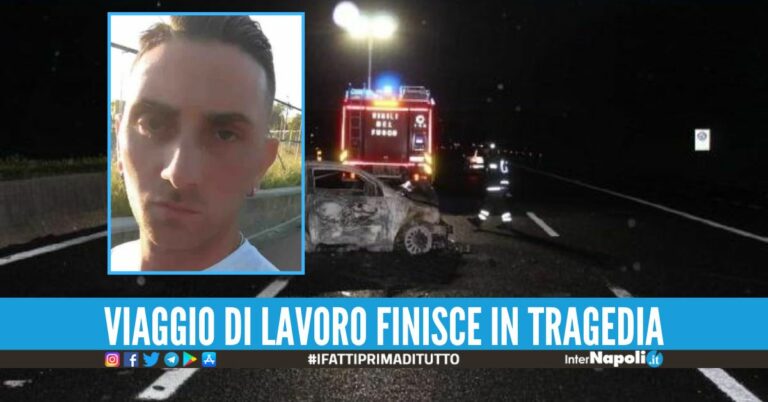 Raffaele travolto dal furgone in autostrada, Pozzuoli piange l'operaio