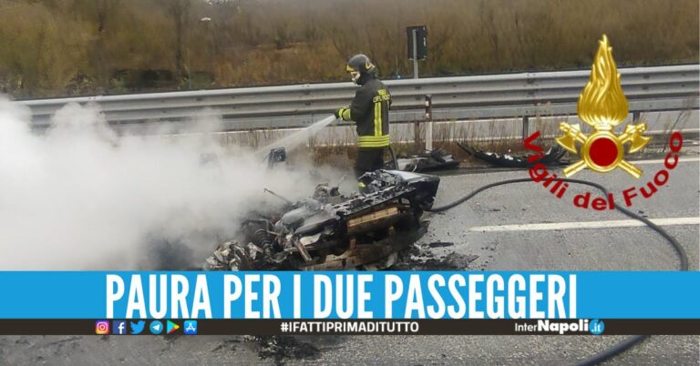 Distrugge una Lamborghini da 400mila euro sull'autostrada Napoli-Canosa