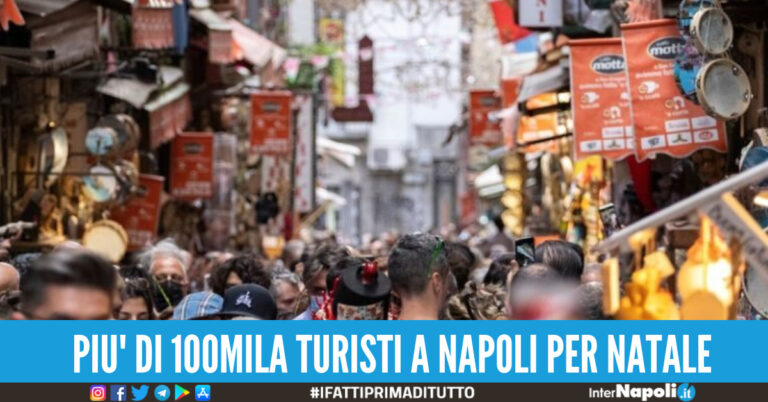 più di 100mila turisti a Napoli per Natale