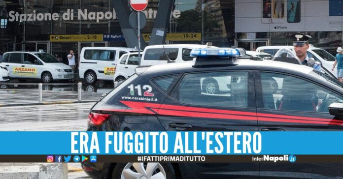 Fuga finita per un ricercato del clan dei Casalesi, manette in stazione