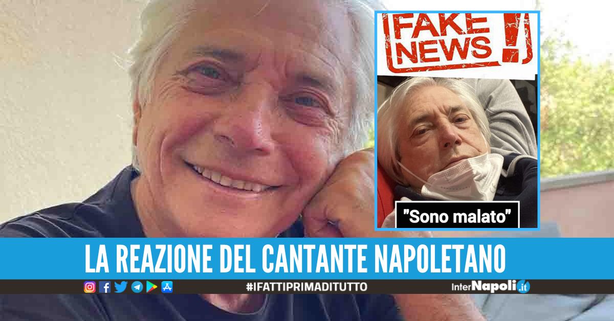 "Sto frisco e tuosto", Nino D'Angelo smentisce la notizia sulla sua malattia