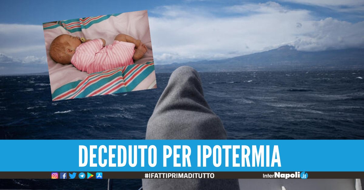 Dramma in mare, neonato muore per il freddo era su una barca di migranti diretta verso l'Italia