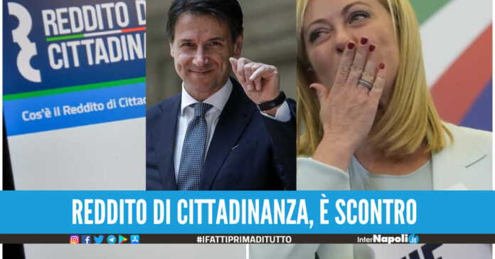  È disumano tagliare il reddito di cittadinanza, pronti a scendere in piazza, Conte sfida la Meloni