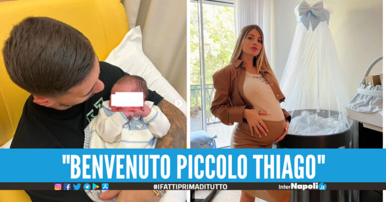 Mattia Zaccagni e Chiara Nasti diventano genitori, è nato il piccolo Thiago: “Sei la gioia più grande della nostra vita”