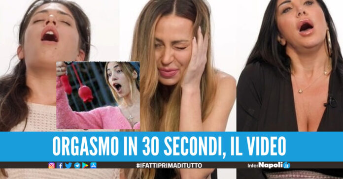 Orgasmo in 30 secondi, a Le Iene 9 influencer provano il nuovo sexy toy c'è anche la napoletana Marika Fruscio