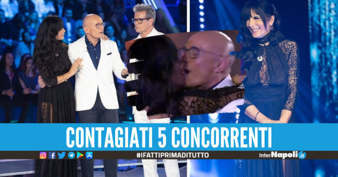 Pamela Prati e Marco Bellavia con Alfonso Signorini