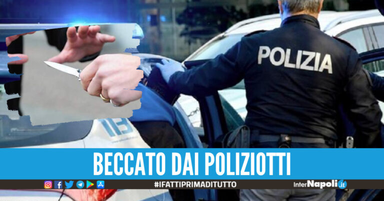 Napoli. Minaccia un giovane col coltellino e lo rapina, 18enne arrestato dopo la fuga