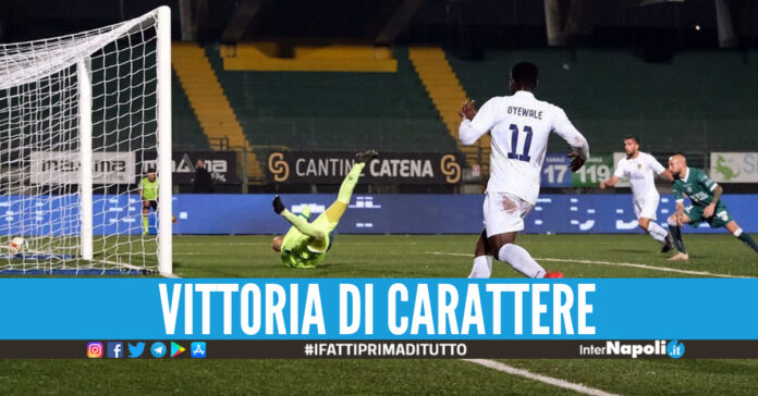 Un gol di Gladestony decide il derby, a porte chiuse, tra Avellino e Giugliano