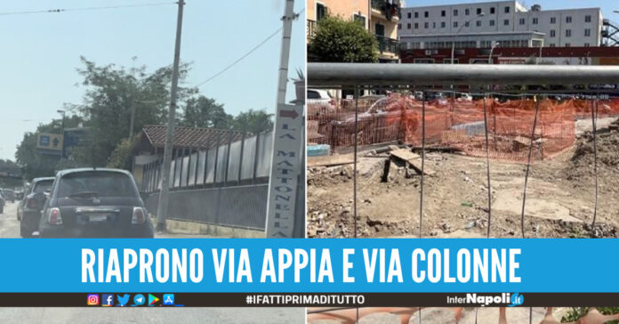 Via Colonne e via Appia