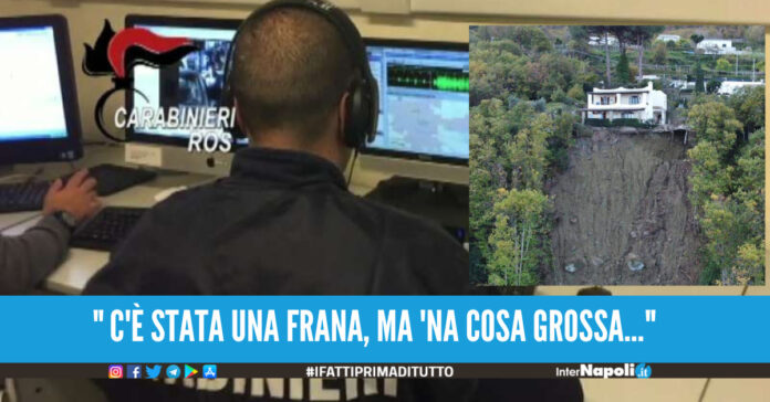 c'è stata una frana, ma 'na cosa grossa...