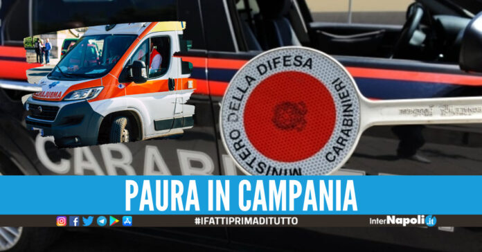 Alt carabinieri, ambulanza
