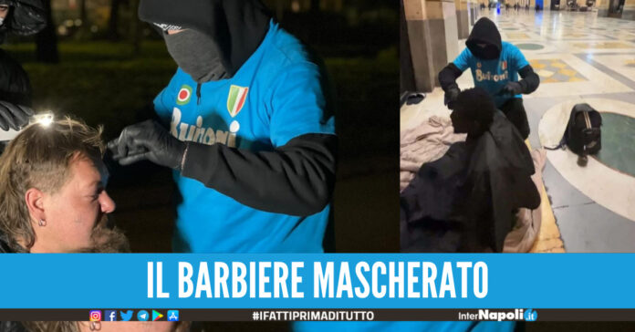 Chi è 'C1rO Dios', il barbiere misterioso che taglia i capelli ai clochard a Napoli Sono utile per i meno fortunati''