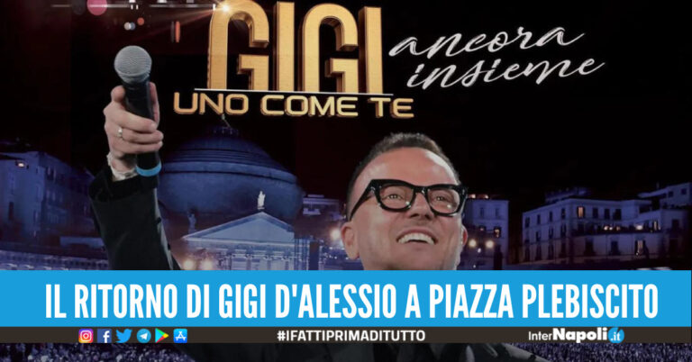 Gigi D'Alessio concerto Napoli