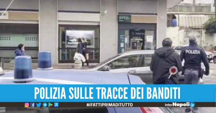 rapina Afragola banca