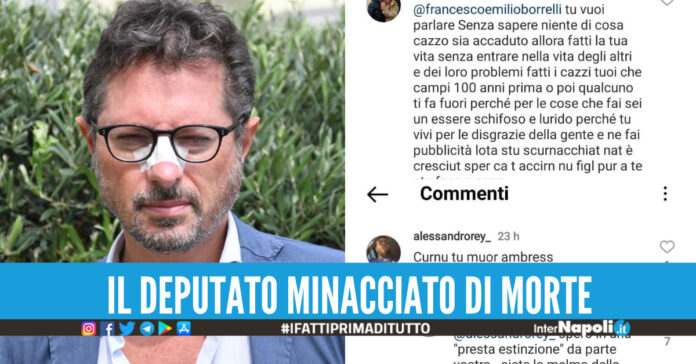 minacce di morte Borrelli