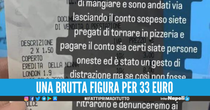 escono senza pagare Melito