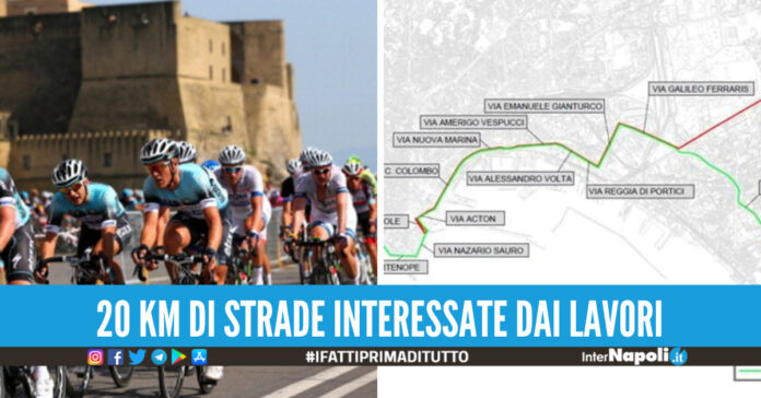 giro d'italia napoli strade