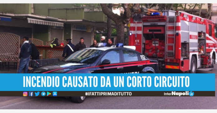 presepe in fiamme Avellino