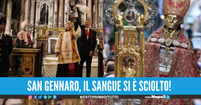 Il sangue di San Gennaro si è sciolto, Napoli festeggia il miracolo laico