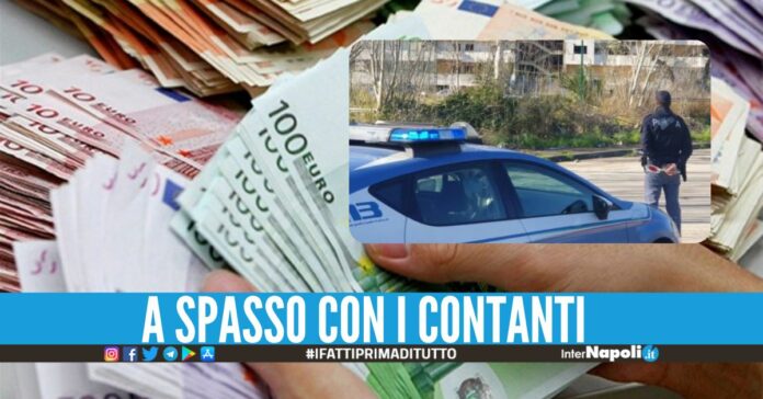 Beccato in giro con 11mila euro, denunciano per riciclaggio a Scampia