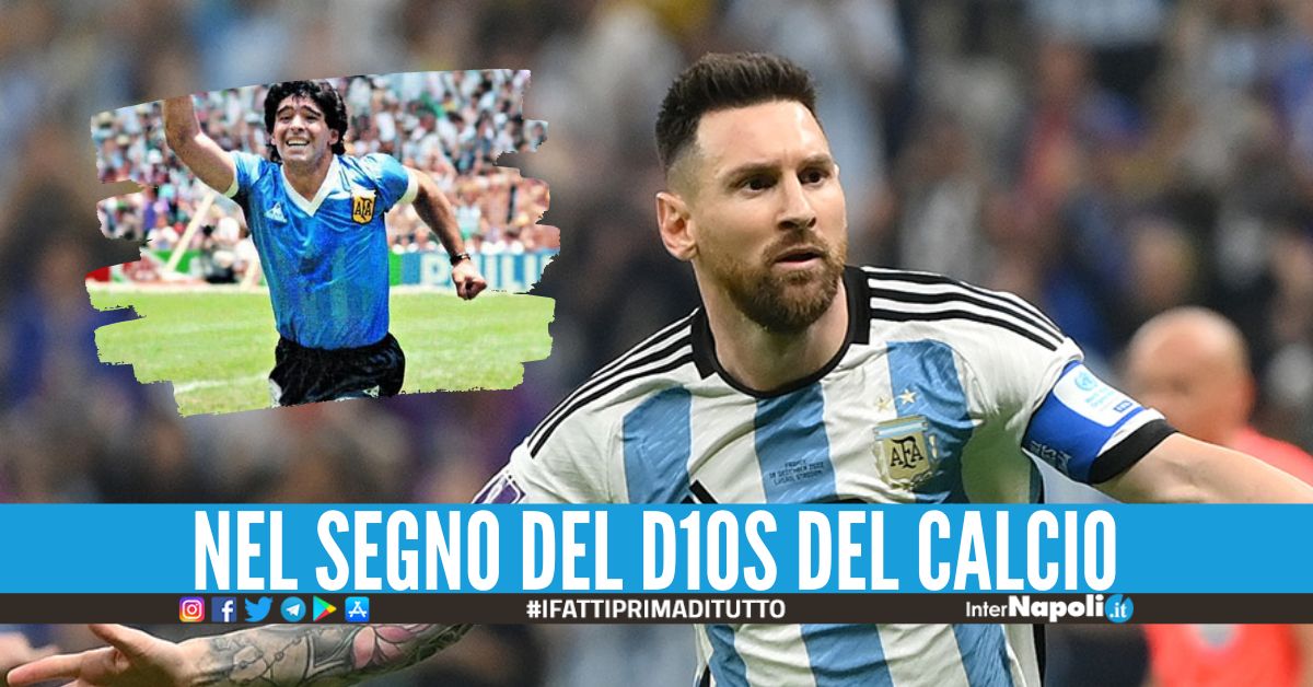 Maradona illumina Messi, l'Argentina vince la Coppa del Mondo