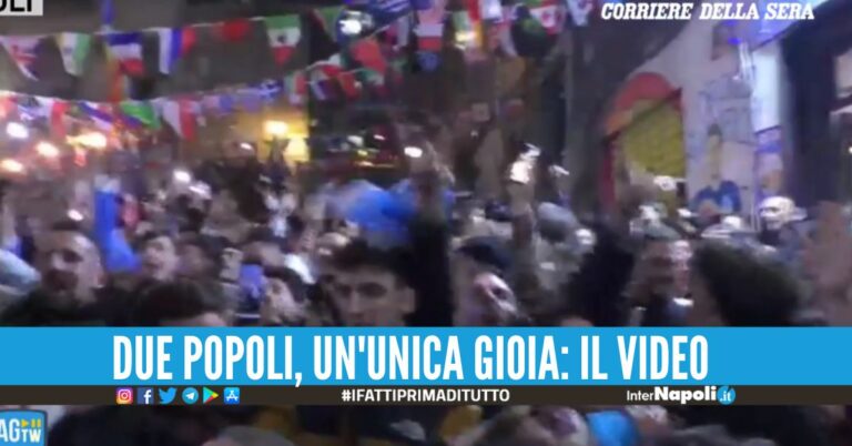 Napoletani e argentini festeggiano la Coppa del Mondo nel nome di Maradona