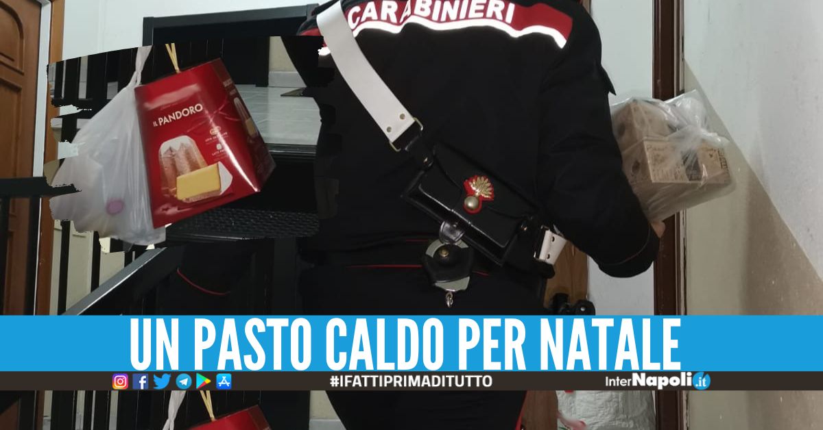"Non mangio da 3 giorni", i carabinieri di Melito portano pasta e pandoro alla vedova