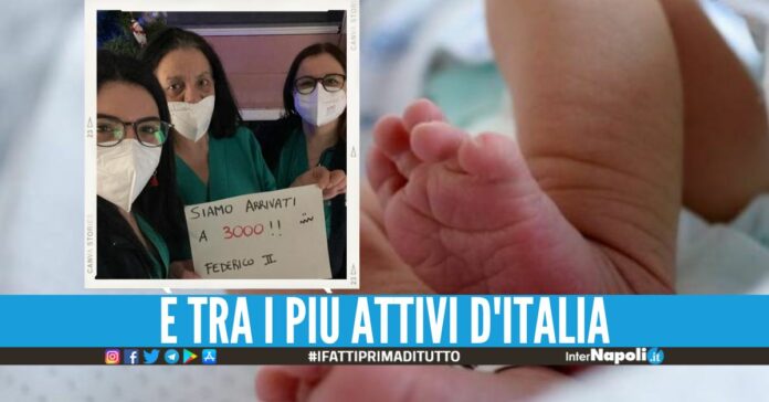 Record all'ospedale Federico II, oltre 3mila nascite in un anno