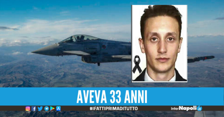 Eurofighter precipitato a Trapani, morto il pilota casertano Fabio Altruda