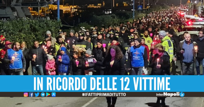 Frana a Ischia, fiaccolata per ricordare le vittime a un mese dal dramma