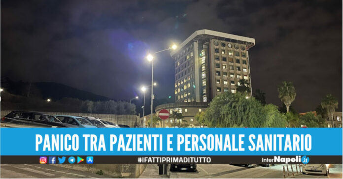 ospedale di Salerno incendio
