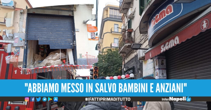 Incendio nella notte a Napoli