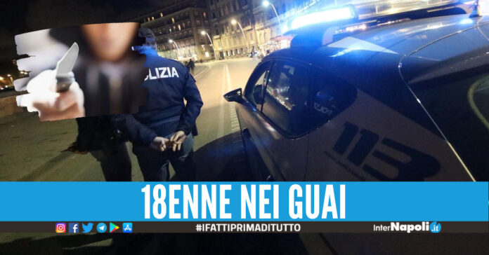 Lungomare Napoli, polizia, foto di repertorio