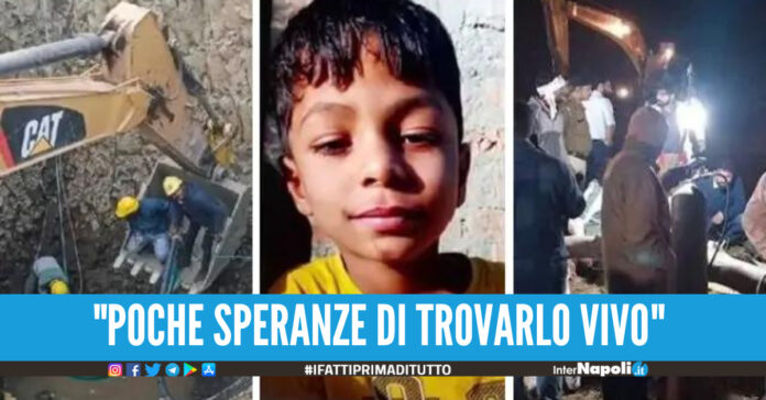 Speranze ridotte al minimo per il bimbo caduto nel pozzo, da più di 40 ore è incastrato a 17 metri di profondità