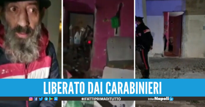 [Video]. Prigioniero in un garage tra rifiuti e topi, rinchiuso dai familiari per incassare il reddito di cittadinanza