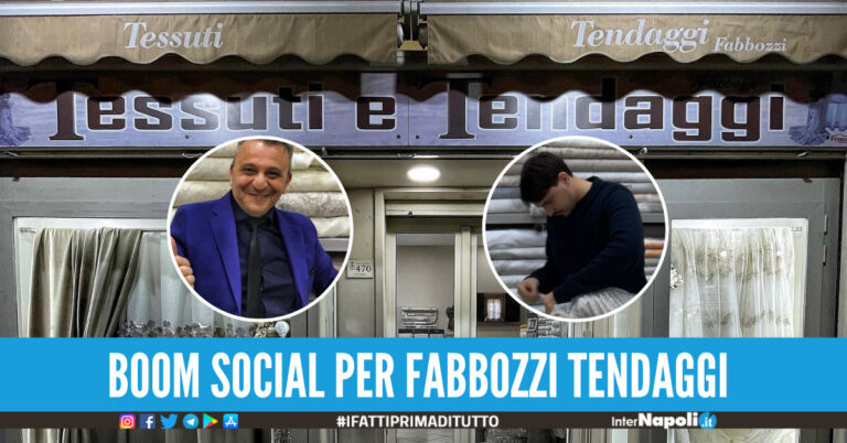‘Fabbozzi Tendaggi' spopola sui social l'attività di Qualiano conquista tutta Italia