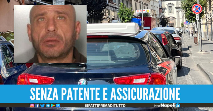 A Giugliano senza permesso, arrestato dai carabinieri nel traffico di Corso Campano Pasquale 'o partigiano