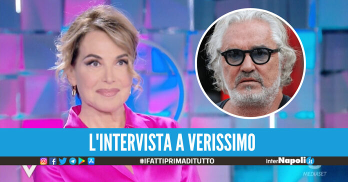 Barbara D'Urso a Verissimo, Flavio Briatore