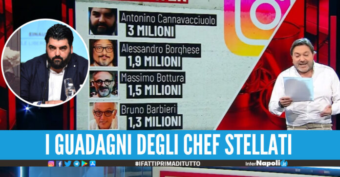 Cannavacciuolo il più ricco degli chef, guadagni record molti cuochi stellati sono in perdita