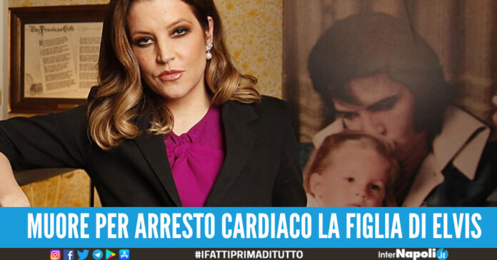 Muore per arresto cardiaco la figlia d Elvis