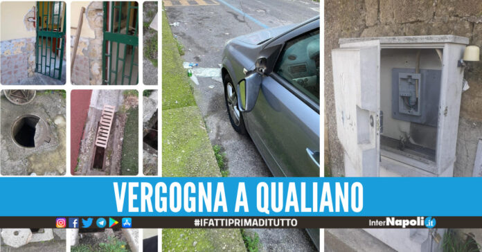 qualiano vandali e ladri
