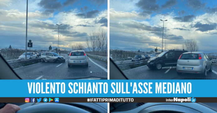 asse mediano incidente