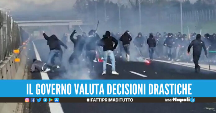 scontri napoli-roma daspo